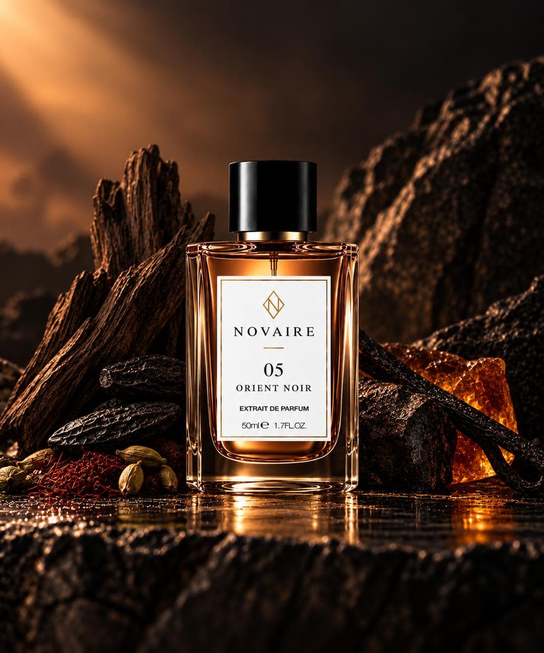 NOVAIRE N°05 — AMBRE NOIR